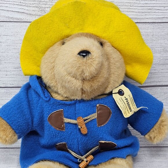 Vintage Plush Paddington Bear‎ with Tag - Picture 1 of 5